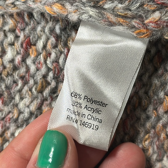 EVRI Open Front Cardigan Sweater in Oatmeal- Size 3X - Picture 13 of 13